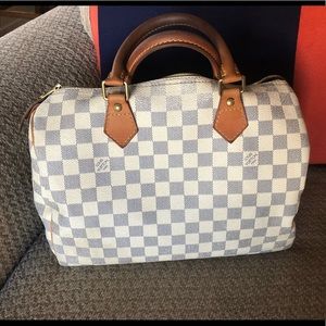 Speedy 30 Damier Azur